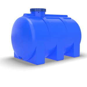 1000 Litre Yatay (1 Ton) Su Deposu (Kısa)